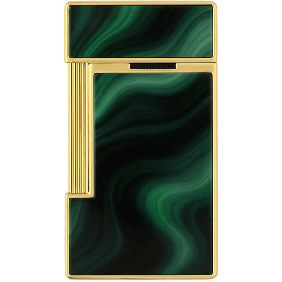 S.T. Dupont Slimmy Géode Lacquered Lighter - Green