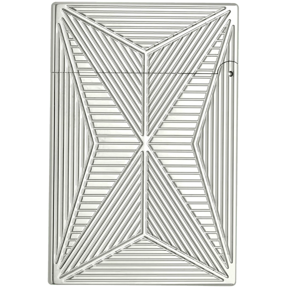 S.T. Dupont Small Ligne 2 Lighter – Fire X Silver