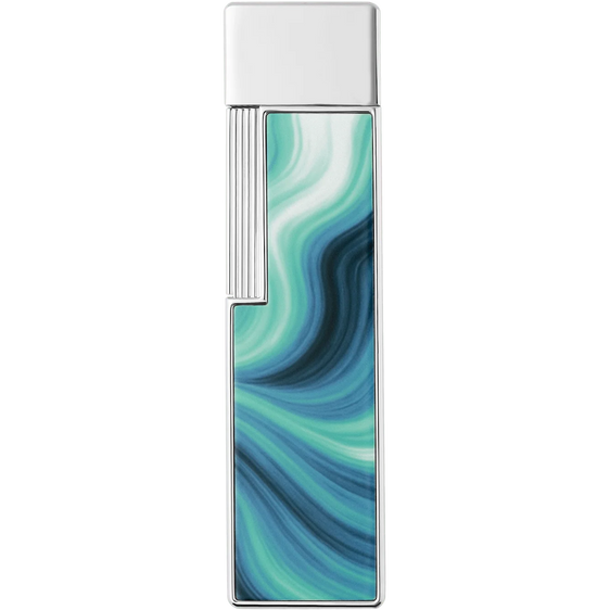 S.T. Dupont Twiggy Géode Lacquered Lighter – Blue