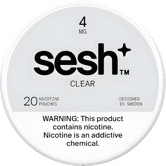 Sesh+ Clear Nicotine Pouches (5 Pack)