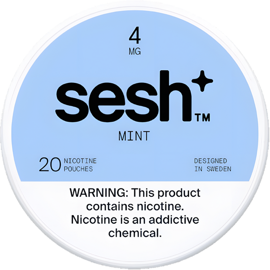 Sesh+ Mint Nicotine Pouches (5 Pack)