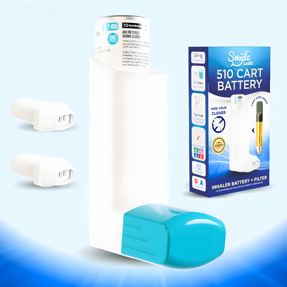 Smyle Inhaler - Discreet 510 Battery - White