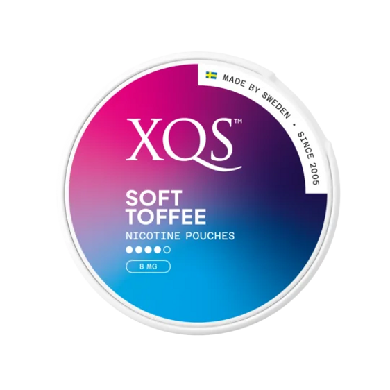 XQS Soft Toffee 8mg Nicotine Pouches (5 Pack)
