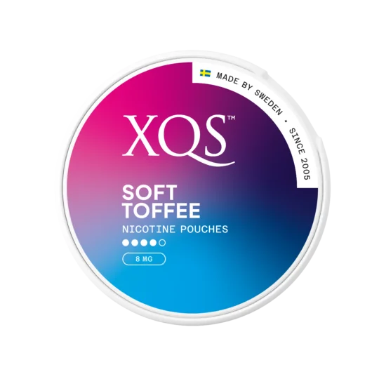 XQS Soft Toffee 8mg Nicotine Pouches (5 Pack)
