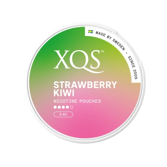 XQS Strawberry Kiwi 8mg Nicotine Pouches (5 Pack)