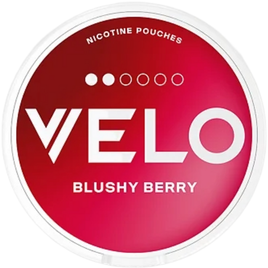 VELO Blushy Berry 6mg Nicotine Pouches (5 Pack)