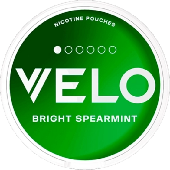VELO Bright Spearmint Nicotine Pouches – 8mg (5 Pack)