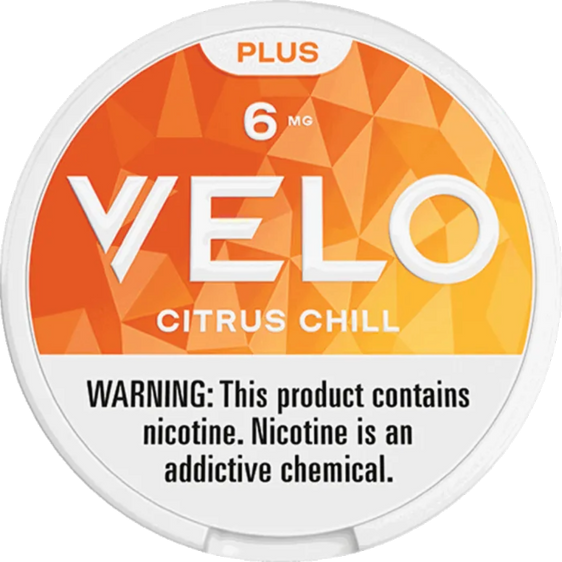 VELO Plus Citrus Chill Nicotine Pouches (5 Pack)