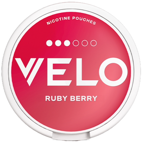 VELO Ruby Berry Nicotine Pouches (5 Pack)