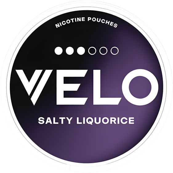 VELO Salty Liquorice Nicotine Pouches – 10mg (5 Pack)
