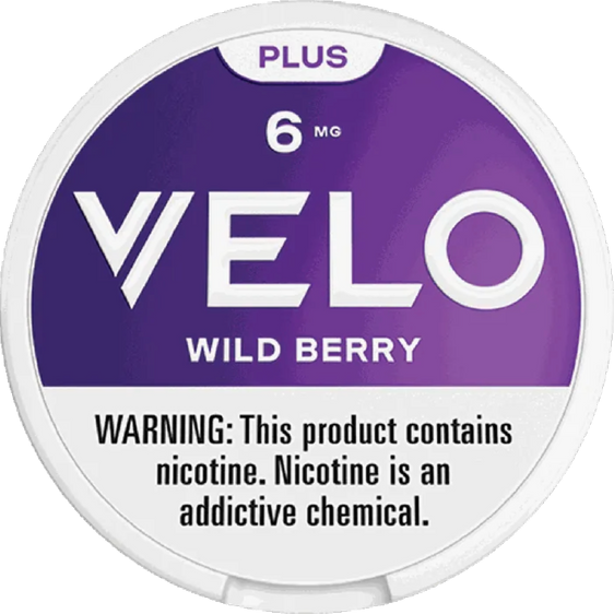 VELO Plus Wild Berry Nicotine Pouches (5 Pack) - 6mg