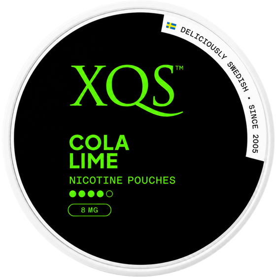 XQS Cola Lime 8mg Nicotine Pouches (5 Pack)