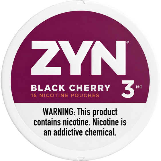 ZYN Black Cherry Nicotine Pouches (5 Pack) - 3mg