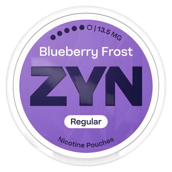 ZYN Blueberry Frost 13.5mg Nicotine Pouches (5 Pack)