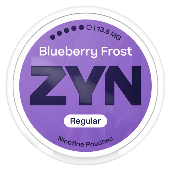 ZYN Blueberry Frost 13.5mg Nicotine Pouches (5 Pack)