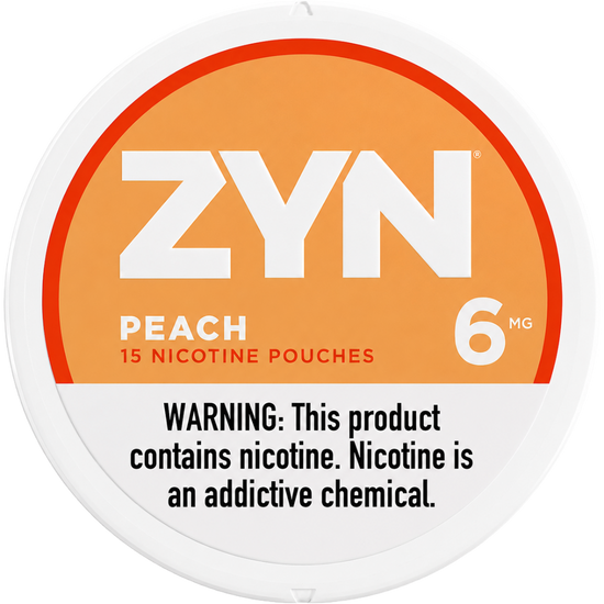 ZYN Peach Nicotine Pouches (5 Pack)
