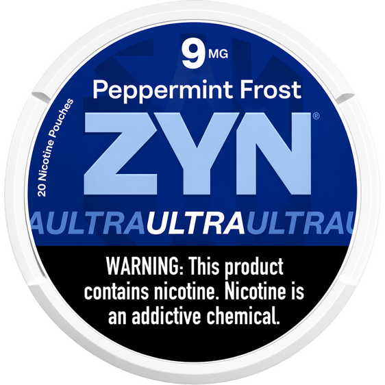 ZYN Ultra Peppermint Frost Nicotine Pouches (5 Pack)