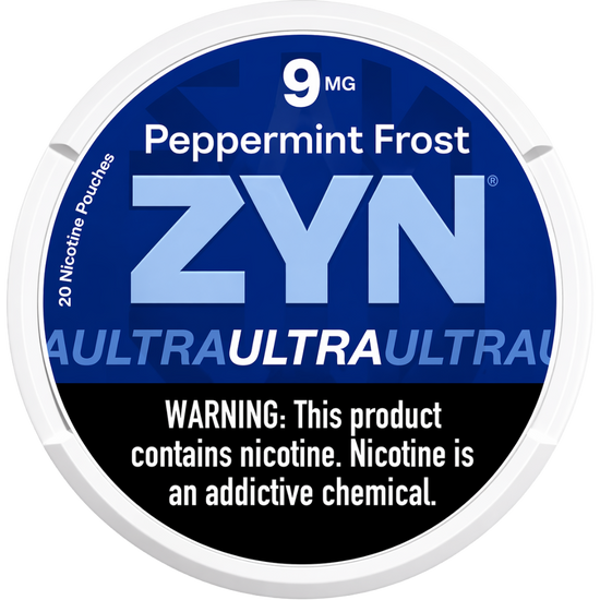 ZYN Ultra Peppermint Frost Nicotine Pouches (5 Pack)