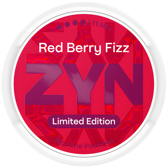 ZYN Red Berry Fizz Nicotine Pouches – 11mg (5 Pack)