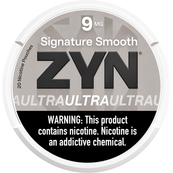 ZYN Ultra Signature Smooth Nicotine Pouches (5 Pack)