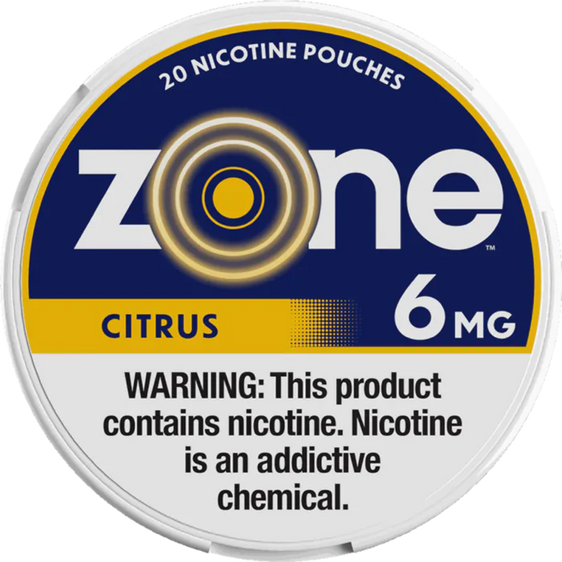 Zone Citrus Nicotine Pouches (5 Pack) - 6mg