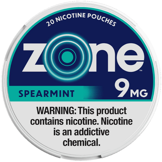 Zone Spearmint Nicotine Pouches (5 Pack) - 9mg