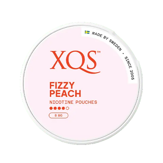 XQS Fizzy Peach 10mg Nicotine Pouches (5 Pack)