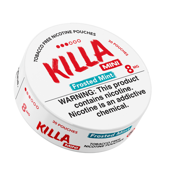 Killa Frosted Mint Mini 8mg Nicotine Pouches (5 Pack)