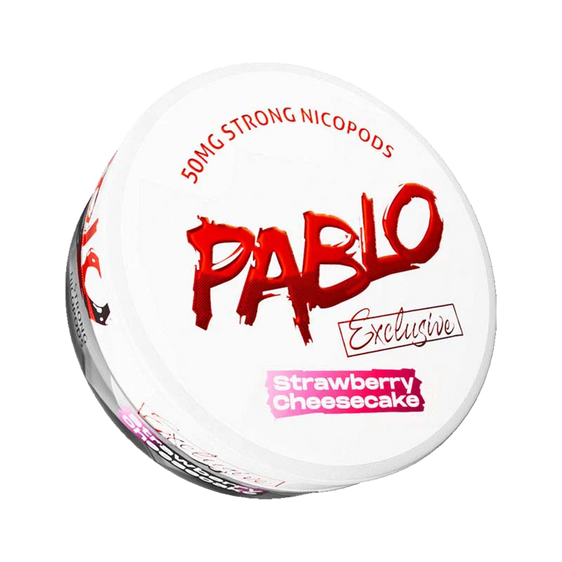Pablo Exclusive Nicotine Pouches Strawberry Cheesecake 30MG - 5 Pack