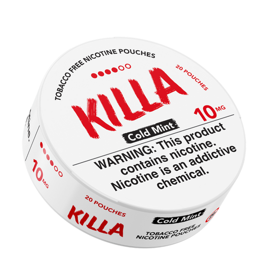 Killa Cold Mint Nicotine Pouches (5 Pack) - 10mg