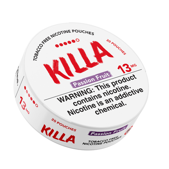 Killa Passion Fruit 13mg Nicotine Pouches (5 Pack)