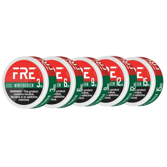 Fre Wintergreen Nicotine Pouches (5 Pack)