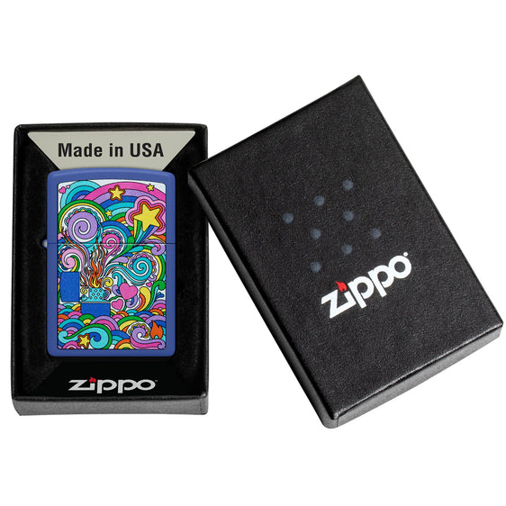 Zippo Lighter - Stars & Swirls