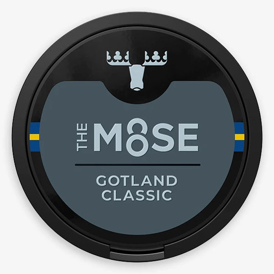 The Moose Nicotine Pouches All White Gotland Classic Pouches