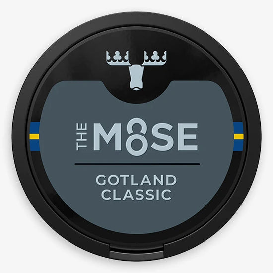 The Moose Nicotine Pouches All White Gotland Classic Pouches