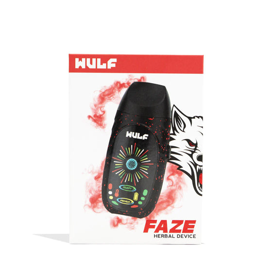 Wulf Mods FAZE - Dry Herb Vaporizer - Black Red Spatter