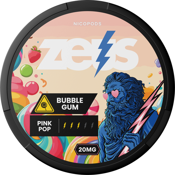 Zeus Bubblegum Nicotine Pouches (5 Pack) - 10mg