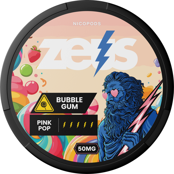 Zeus Bubblegum Nicotine Pouches (5 Pack) - 25mg