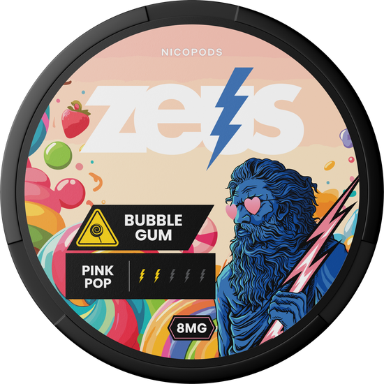 Zeus Bubblegum Nicotine Pouches (5 Pack)
