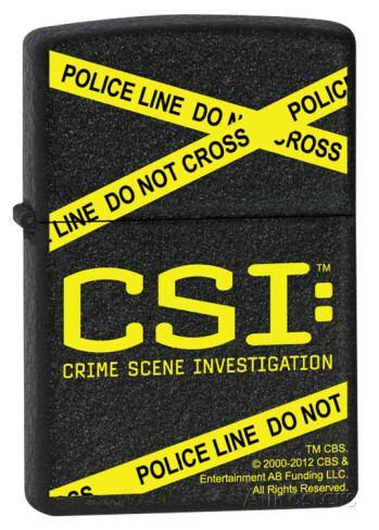Zippo Lighter - CSI : Crime Scene Investigation Logo