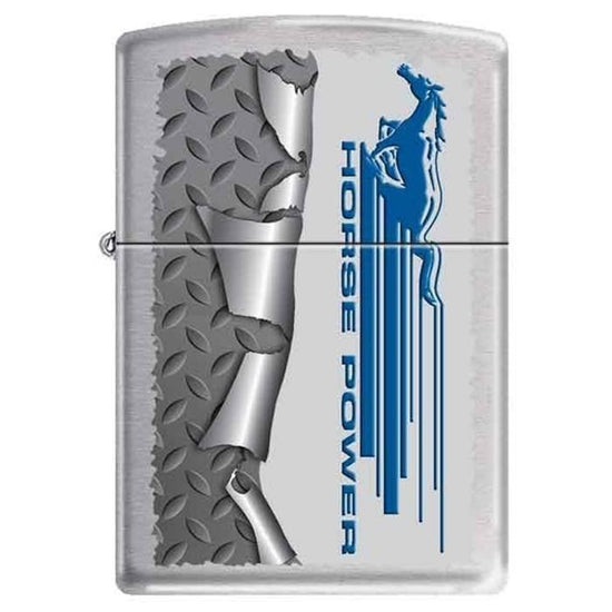 Zippo Lighter - Ford Mustang Rolled Diamondplate