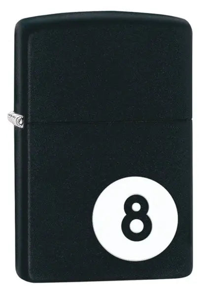 Zippo Lighter - 8 Ball Black Matte