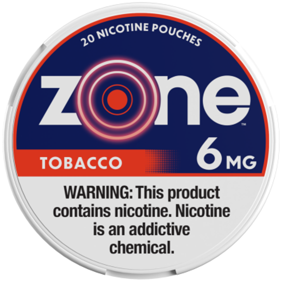 
Zone Tobacco Nicotine Pouches (5 Pack)