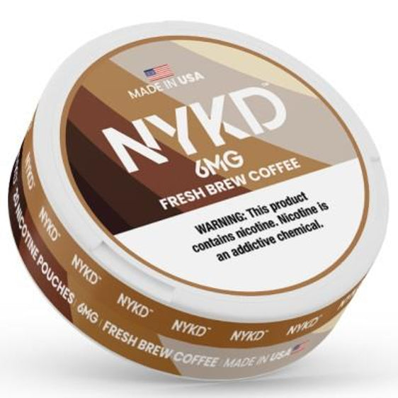 
NYKD Fresh Brew Coffee Nicotine Pouches (5 Pack) - 6mg