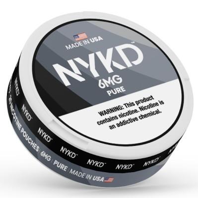 NYKD Pure Unflavored Nicotine Pouches (5 Pack)