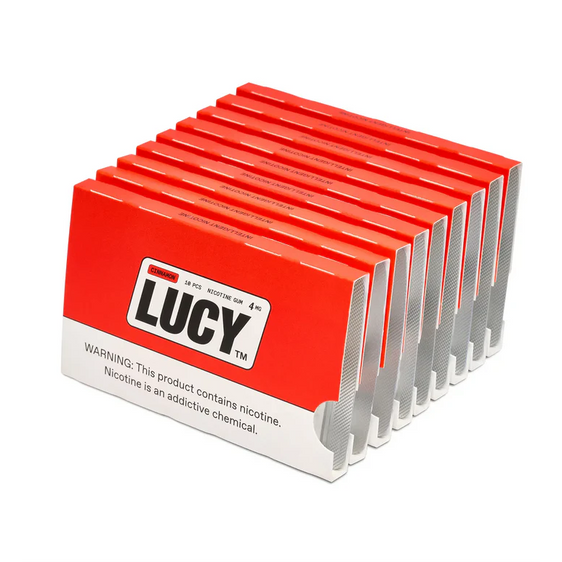
Lucy Cinnamon Nicotine Gum 4mg (10 Pack) - 4mg