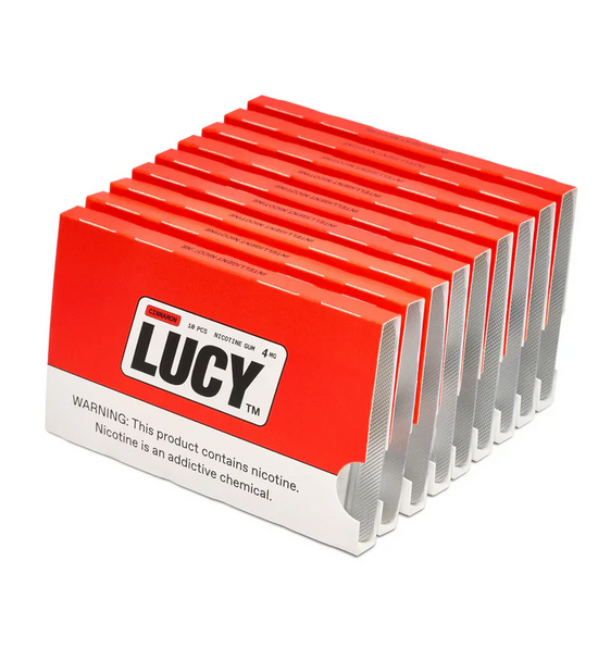 Lucy Cinnamon Nicotine Gum 4mg (10 Pack)