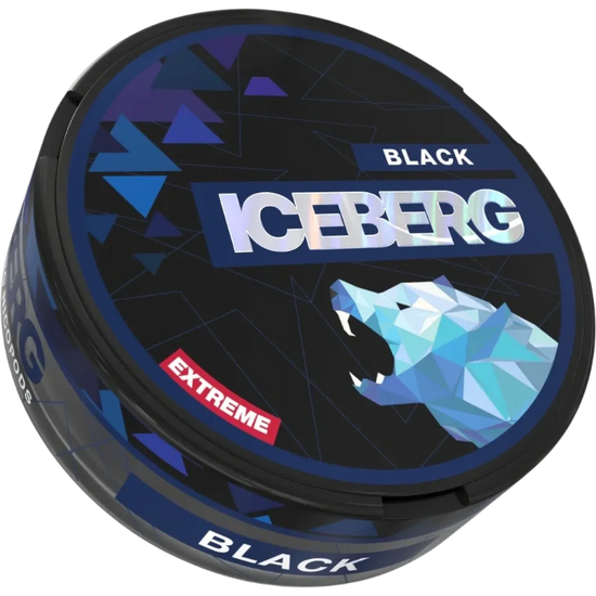 Iceberg Nicotine Pouches - Black 35MG (5 Pack)