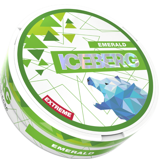 Iceberg Nicotine Pouches - Emerald 35MG (5 Pack)