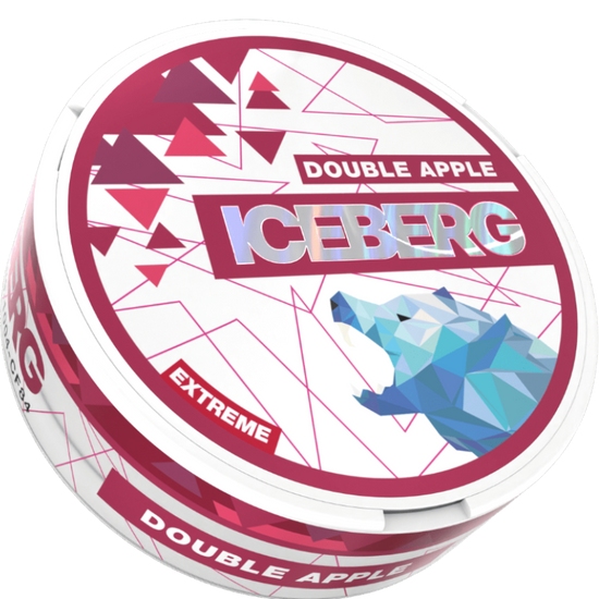 Iceberg Nicotine Pouches - Double Apple 35MG (5 Pack)